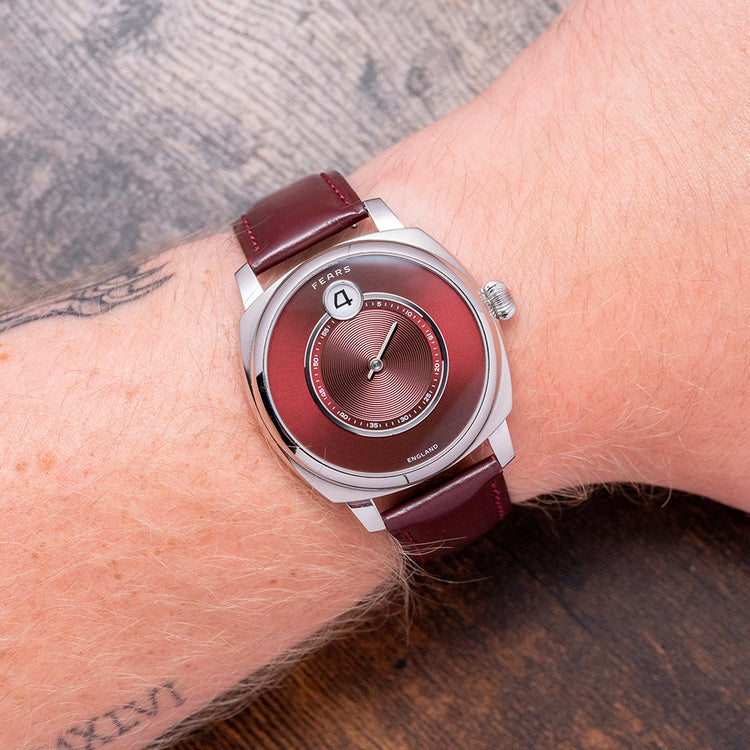 2023 Fears Christopher Ward Alliance 01 Jump Hour Red Dial