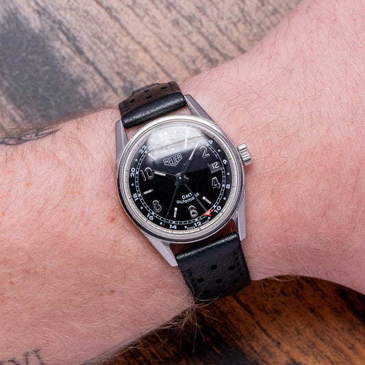 2002 Heuer Carrera GMT 1964 Re-Edition WS2113 Box & Papers