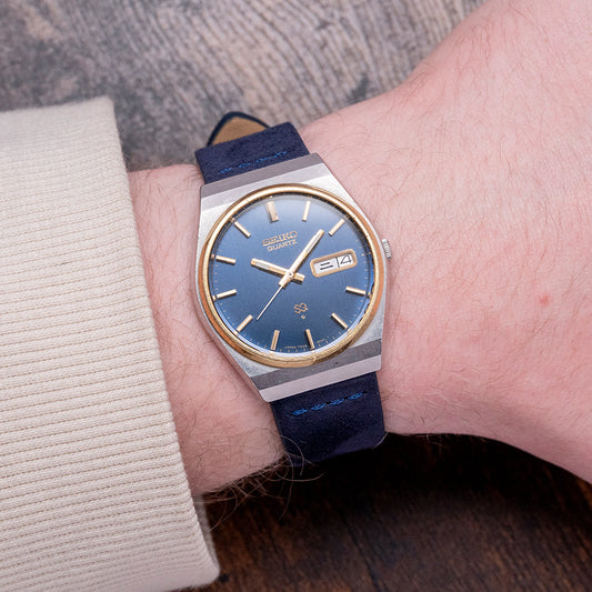 1977 Seiko Quartz 'SQ' Steel & 'Gold' 35.5mm 7546-8059