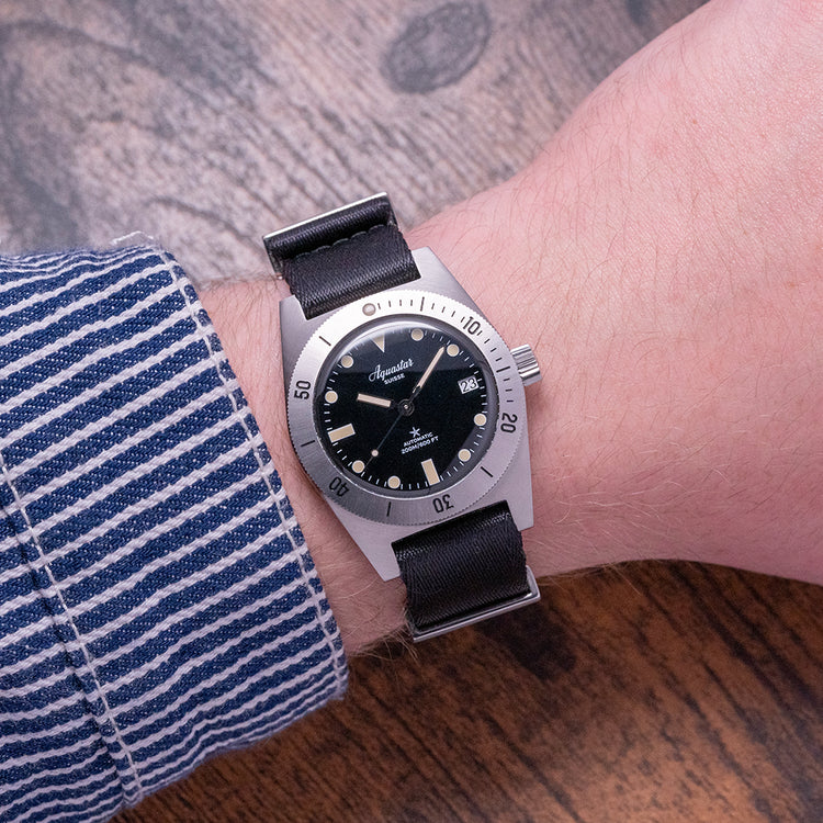 2023 Aquastar Model 60 Re-Edition 37mm Black Dial