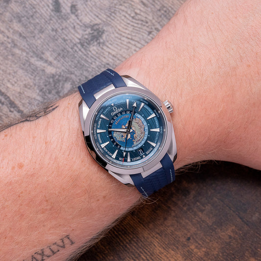 2024 Omega Aqua Terra 150M GMT Worldtimer 43mm 220.12.43.22.03.001
