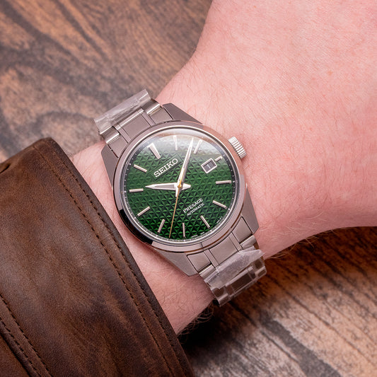 2023 Seiko Presage Sharp Edged Green SPB169J1