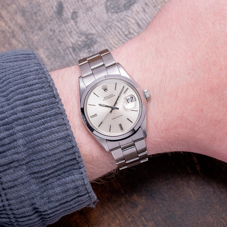 1970 Rolex Oysterdate Precision on Bracelet 34.5mm 6694