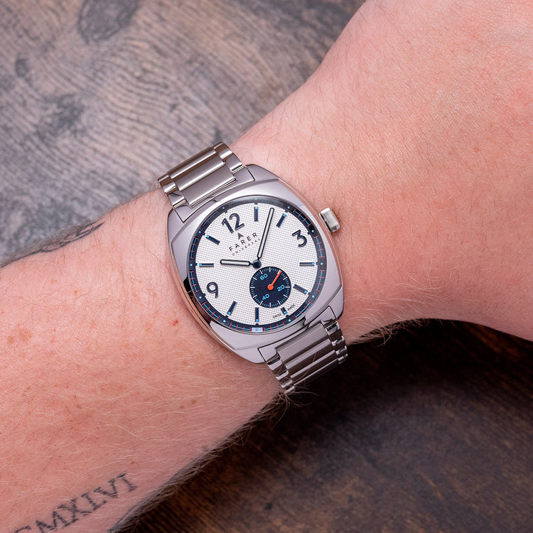 2022 Farer Stanhope II Cushion Case on Bracelet 38.5mm