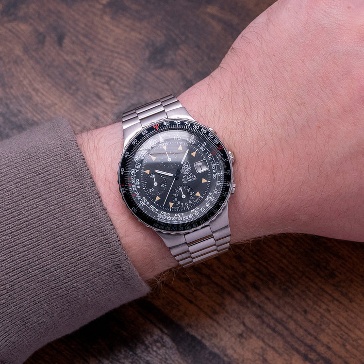 1983 TAG Heuer Pilot Chronograph "1st Gen" Quartz 230.206