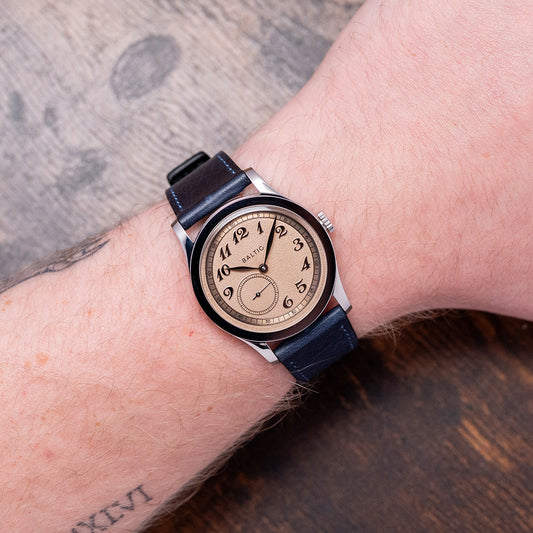 2023 Baltic MR01 Salmon Dial Micro-Rotor Automatic 36mm