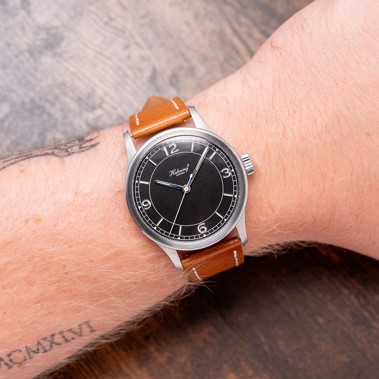 2014 Habring² Jumping Second Pilot Black Manual A09MS 42mm