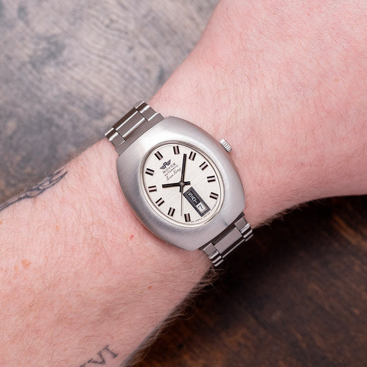 1970s Royce Time King Automatic on Bracelet 37mm