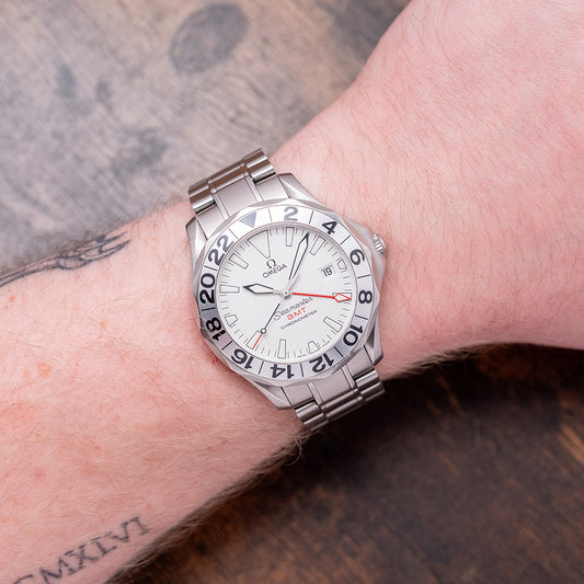 2003 Omega Seamaster GMT Auto ‘Great White’ 41mm 2538.20