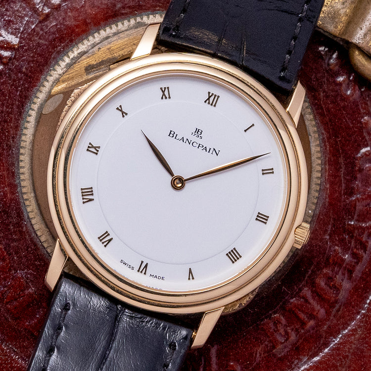 1990s Blancpain Villeret 18ct Yellow Gold 34mm 0021-1418