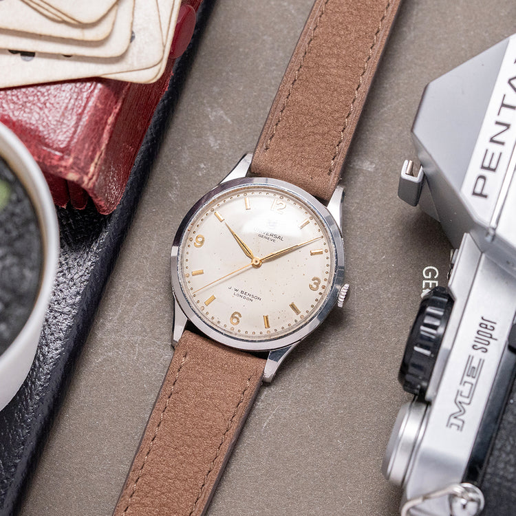 1953 Universal Geneve "J.W.Benson London" 206514 34mm