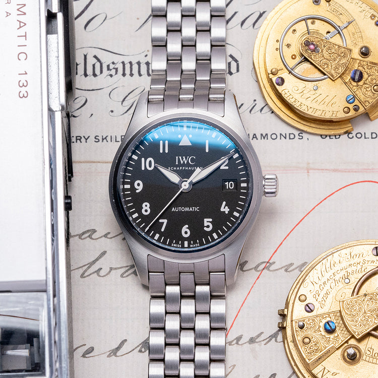2023 IWC Pilots Watch 36mm Automatic on Bracelet IW324010