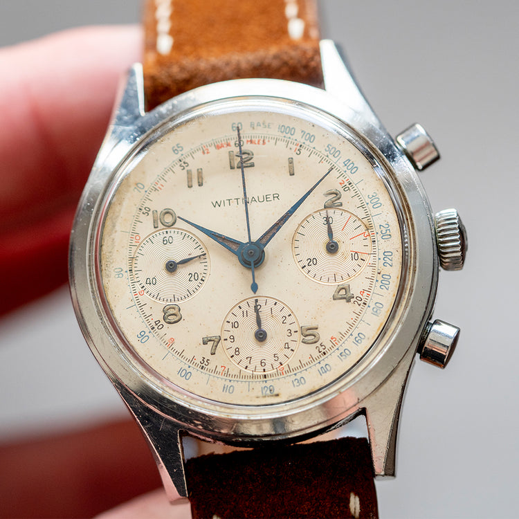 1950s Wittnauer 6002/5 Chronograph Valjoux 72 - vault