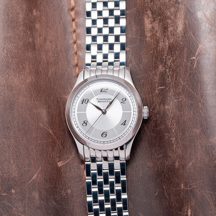 2025 Fukushima Watch Company Futaba Silver Auto 34mm