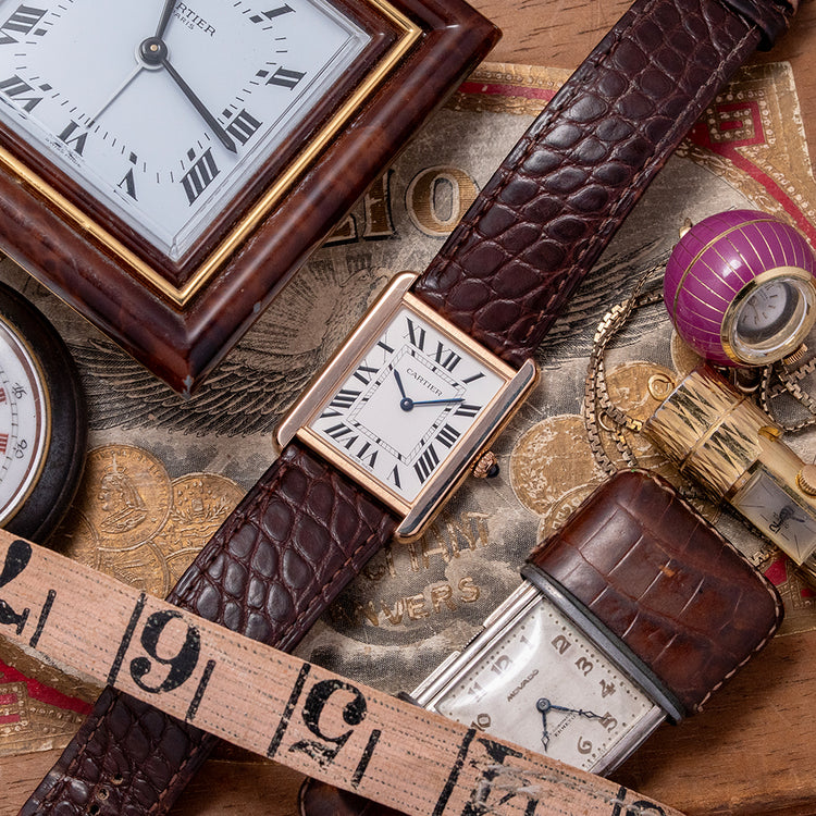 2020 Cartier Tank Solo Large 18ct Rose Gold Quartz 3167 27x34mm