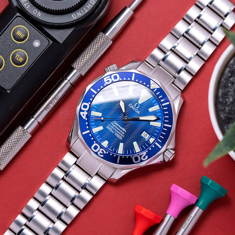 2014 Omega Seamaster 300M Automatic Electric Blue 41mm 2255.80