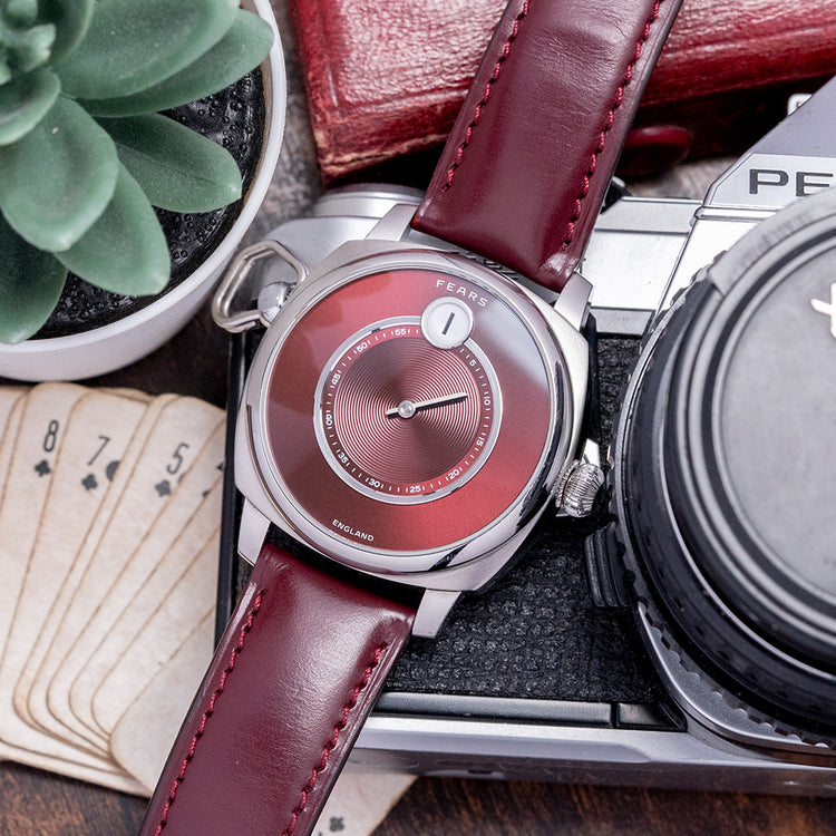 2023 Fears Christopher Ward Alliance 01 Jump Hour Red Dial