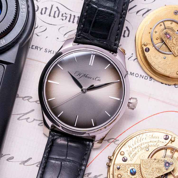 2019 H. Moser & Cie Endeavour White Gold Grey Fumé 40mm
