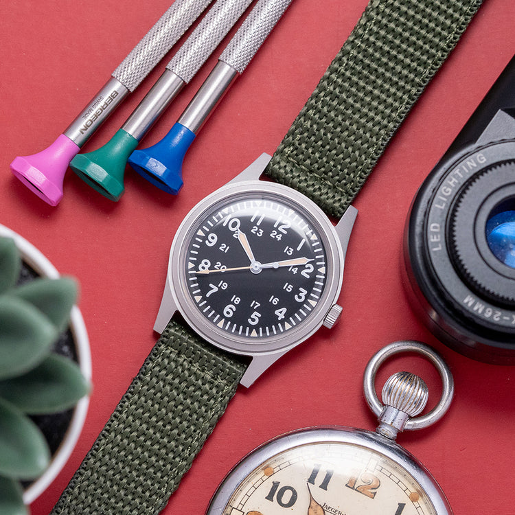 2025 Rdunae RA03 Military Style Field Watch Quartz 34.5mm