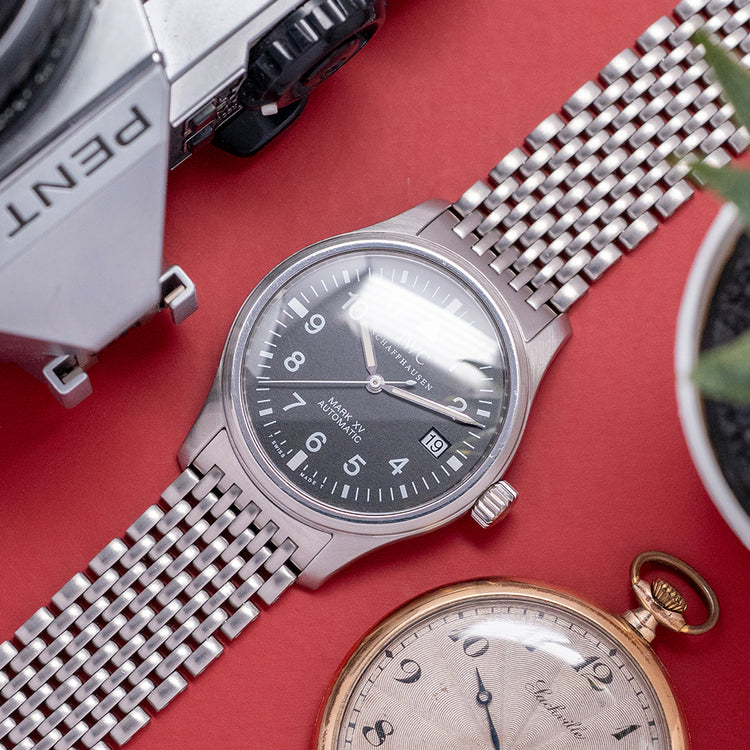 1990s IWC Pilot Mark XV Tritium on Bracelet 38mm IW325301