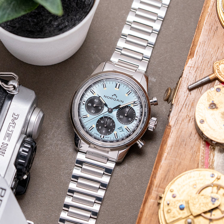 2023 Norqain Freedom 60 Chronograph 40mm Sky Blue