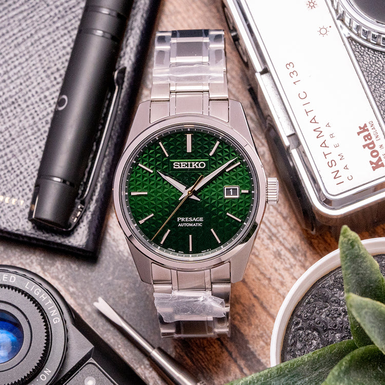 2023 Seiko Presage Sharp Edged Green SPB169J1