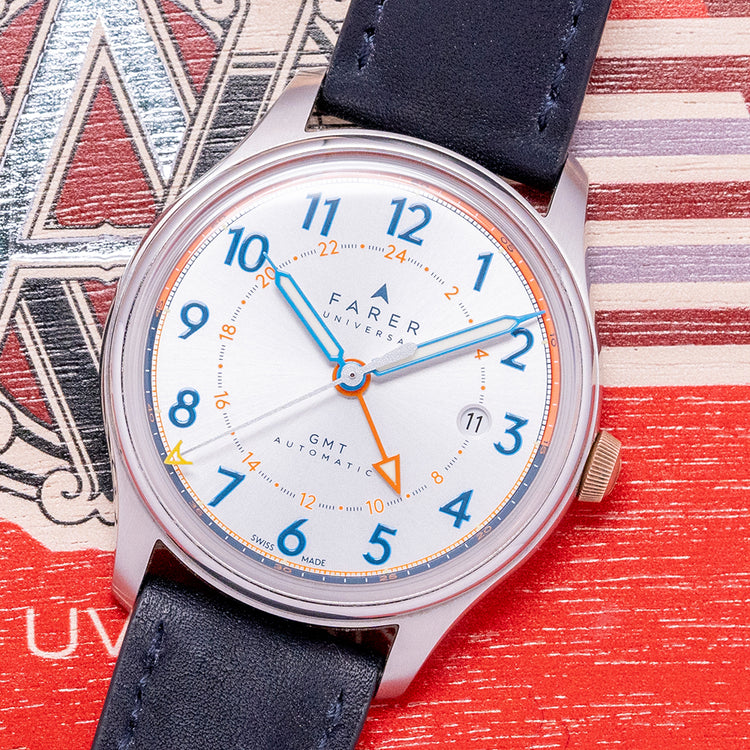 2018 Farer Ponting GMT 39mm Silver Dial Automatic