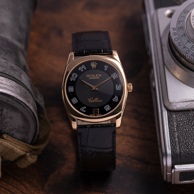 2005 Rolex Cellini Danaos Manual 18ct Gold Box & Papers
