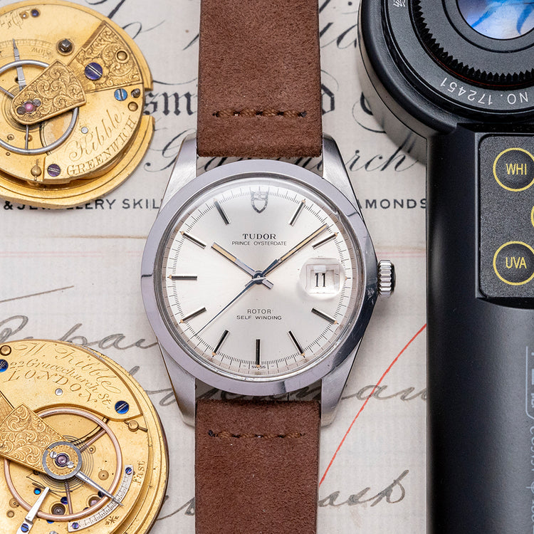 1977 Tudor Prince Oysterdate Jumbo 38mm Silver 9080/0