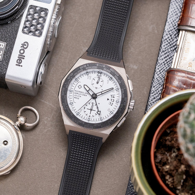 2026 Micromilspec Worldtimer White Dial Automatic 42mm