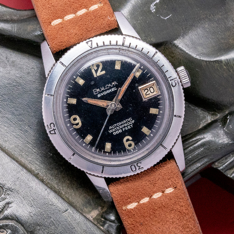 1964 Bulova Snorkel 666 "Devil Diver" Automatic 35mm 386-1