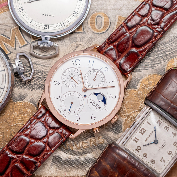 2016 Hermès Slim d'Hermès Quantieme Perpetuel Rose Gold CA3.870