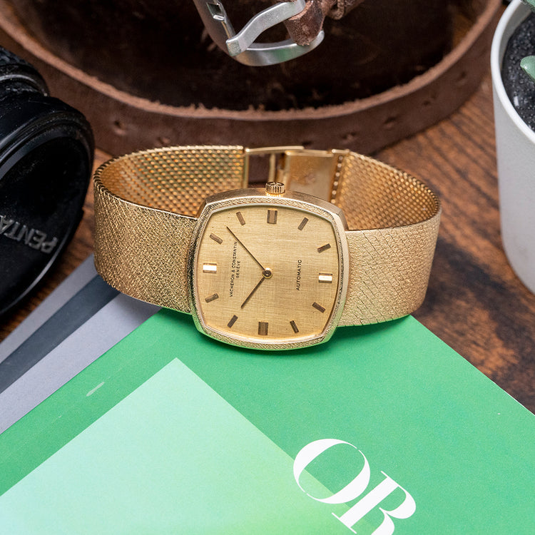 1970 Vacheron Constantin Les Historiques Automatic Yellow Gold Textured 7391