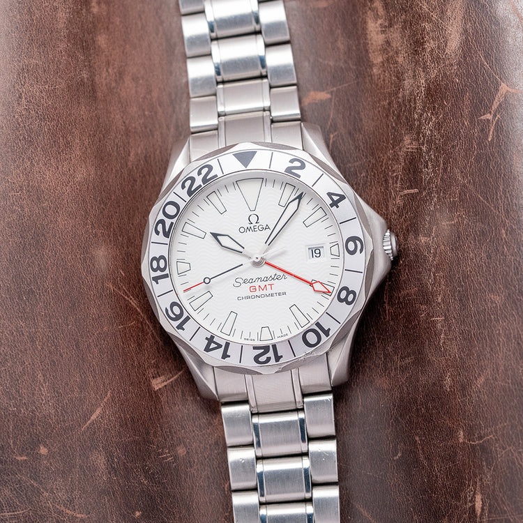 2003 Omega Seamaster GMT Auto ‘Great White’ 41mm 2538.20