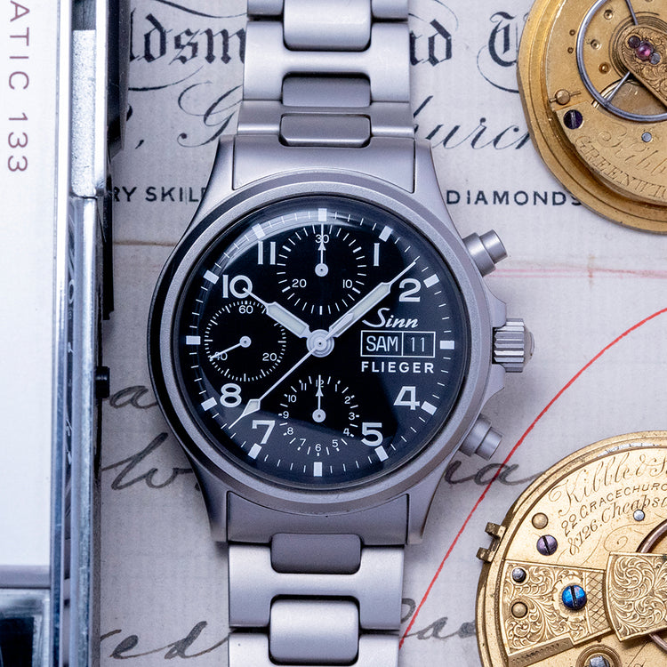 2019 Sinn 356 Sa Pilot Chronograph Bracelet 356.081