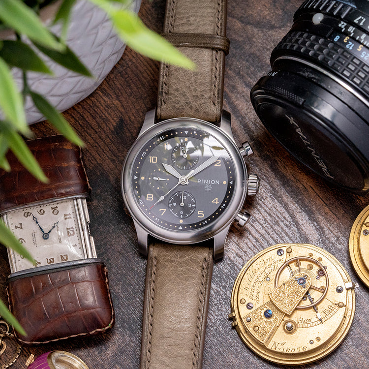 2025 Pinion Elapse 42mm Anthracite Grey Chronograph