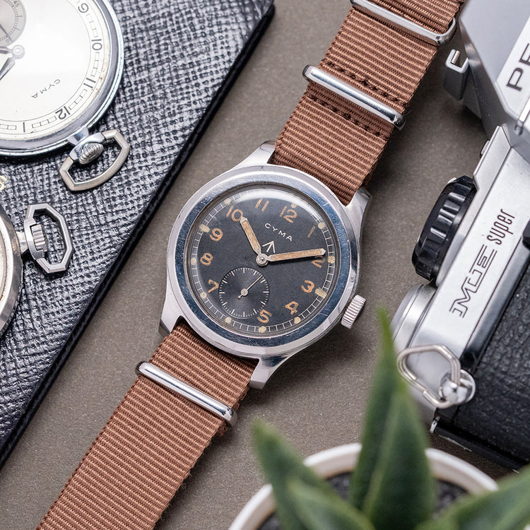 1945 CYMA 'Dirty Dozen' W.W.W. WWII Military Watch 38mm