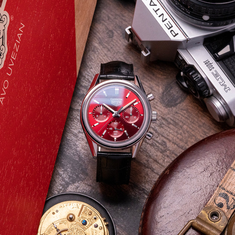 2022 TAG Heuer Carrera Red Dial Cal. 02 39mm Limited Ed.