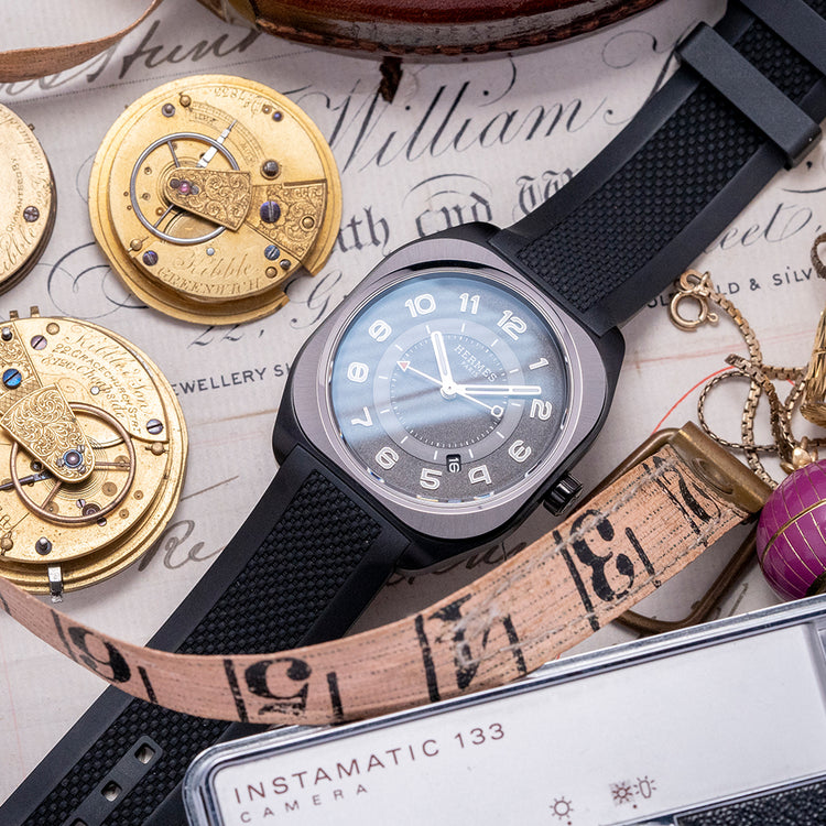 Like-New 2023 Hermès H08 Titanium Black Automatic