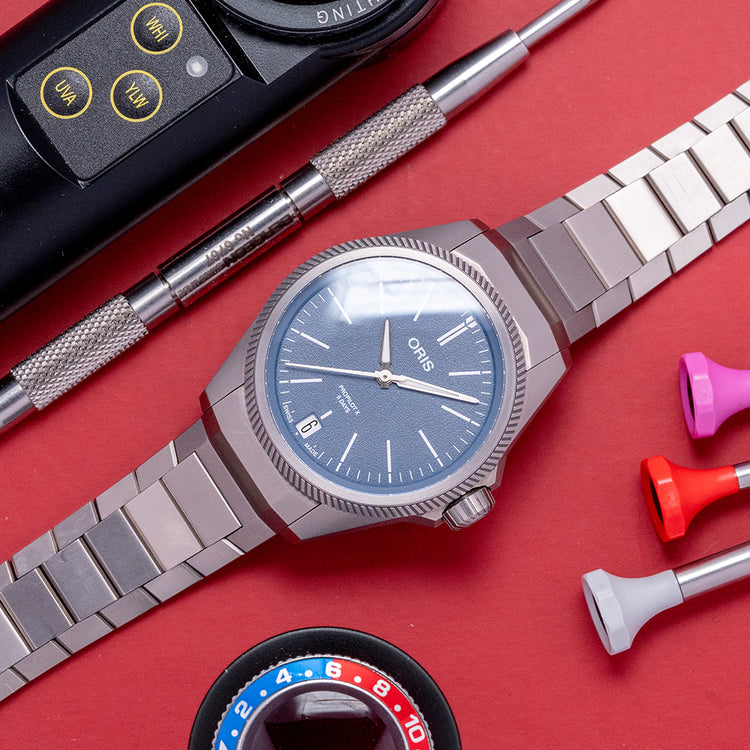 2022 Oris ProPilot X Calibre 400 Titanium 39mm Blue