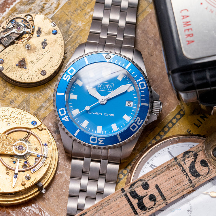 2022 Scurfa Diver One D1-500 Titanium Light Blue 40mm