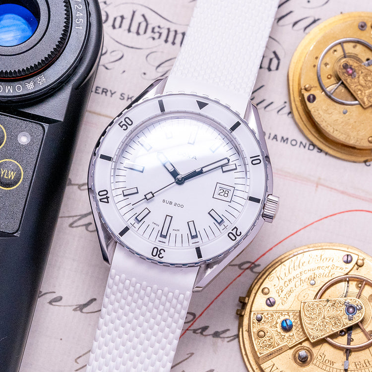 2021 Doxa Sub 200 White Pearl 42mm 799.10.011.23