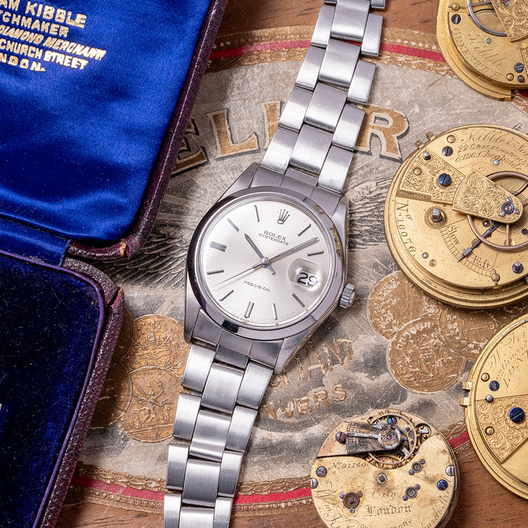 1970 Rolex Oysterdate Precision on Bracelet 34mm 6694