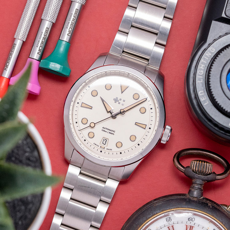 2024 Christopher Ward C65 Dune 38mm on Bracelet