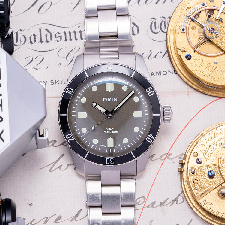 2021 Oris X Hodinkee Calibre 400 Limited Edition 01 400 7774 4087