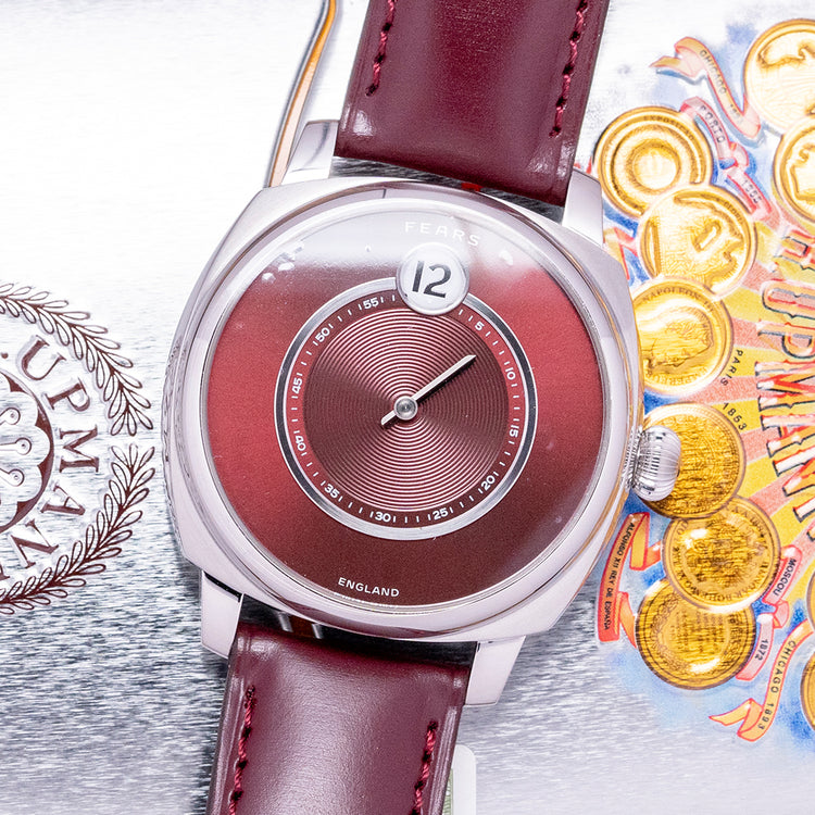 2023 Fears Christopher Ward Alliance 01 Jump Hour Red Dial