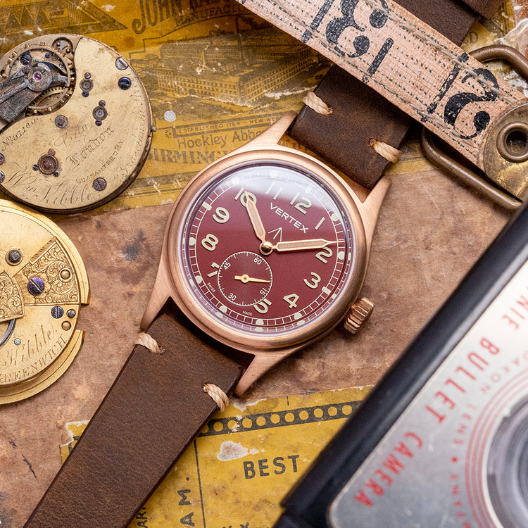 2024 Vertex M36 Armistice Day Red Dial Bronze Limited to 9
