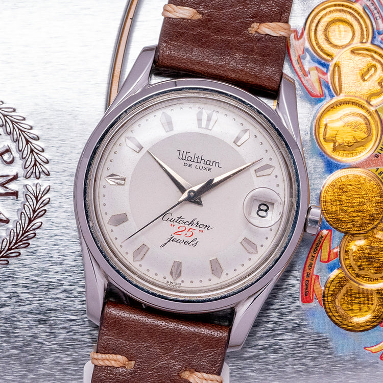 1953 Waltham De Luxe Autochron "25" Jewels 35mm