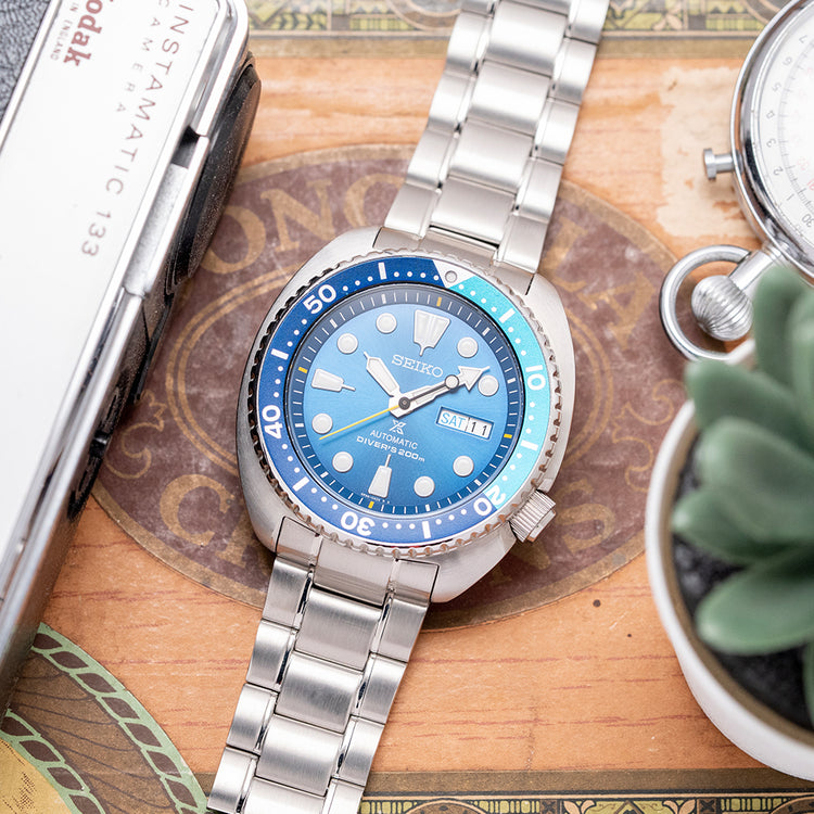 2017 Seiko Prospex "Blue Lagoon" Turtle Limited 44.5mm SRPB11K1