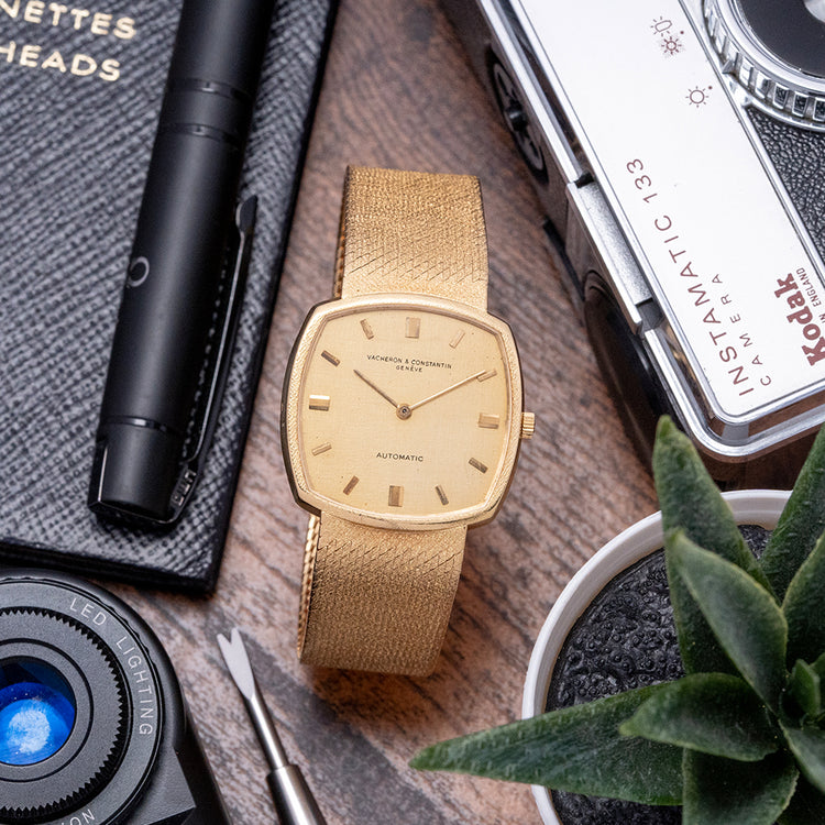 1970 Vacheron Constantin Les Historiques Automatic Yellow Gold Textured 7391
